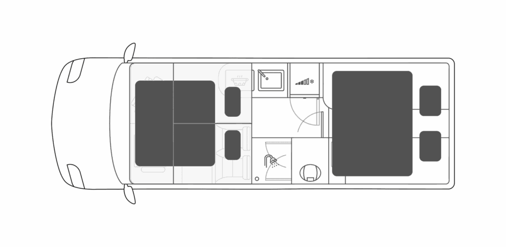 Globe Traveller Voyager Z Grundriss Nacht