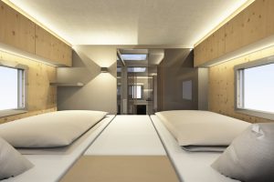 Ansicht Bett nach vorne